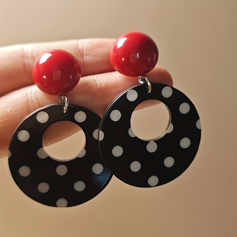 Polka Dot Earrings for Women